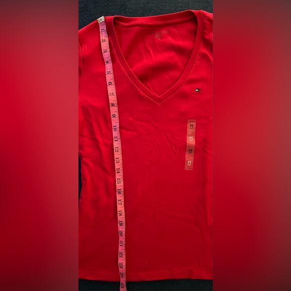 Tommy Hilfiger V Neck Short Sleeve shirt. - Picture 3 of 3